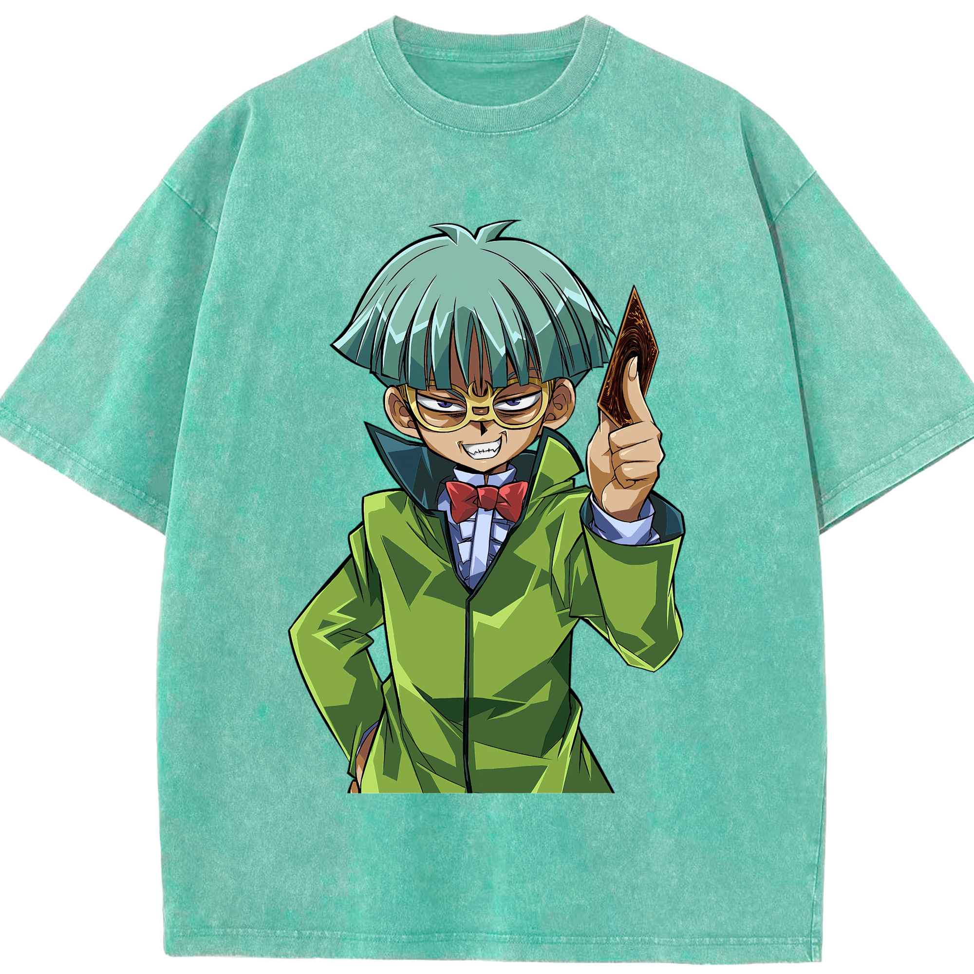 （画像用） 遊☆戯☆王 Yu-Gi-Oh! 綿100% ヴィンテージ風 半袖Tシャツ（フロントプリント）